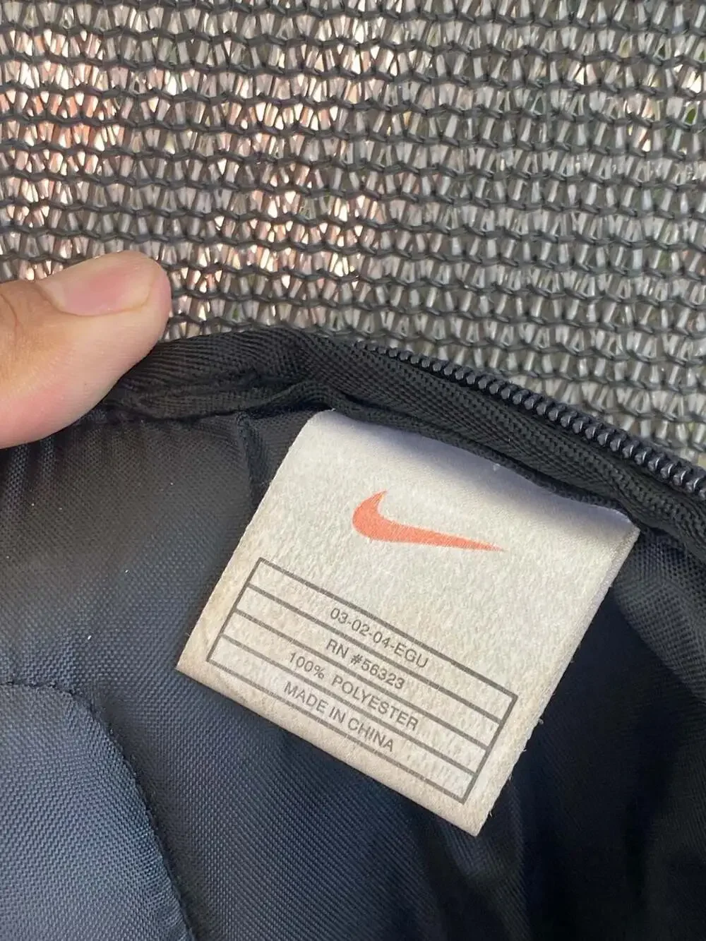 Vintage Nike Y2K Sport Backpack in Black and Brown